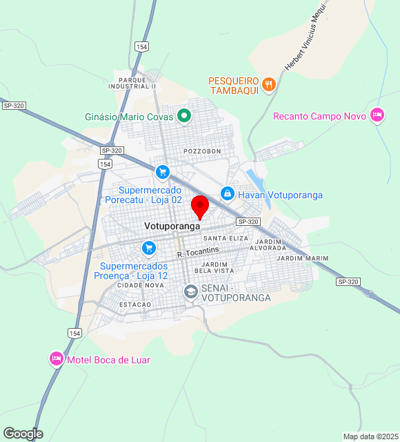 Mapa da localização