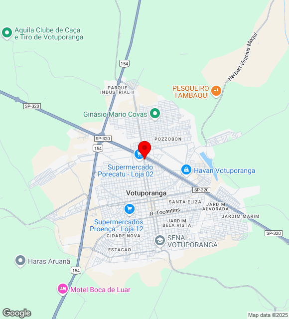 Mapa da localização