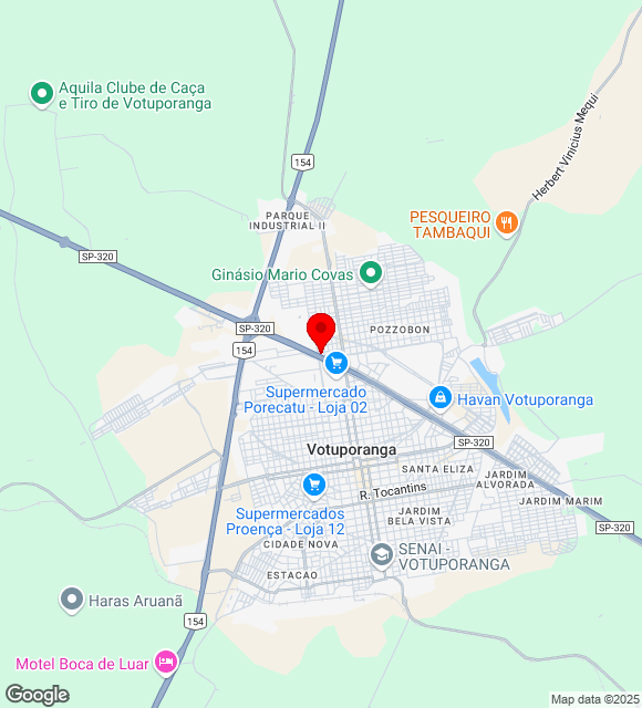 Mapa da localização
