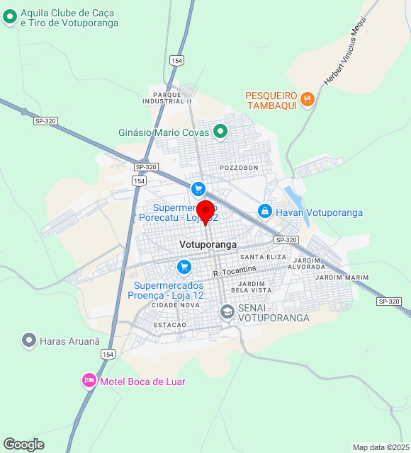 Mapa da localização