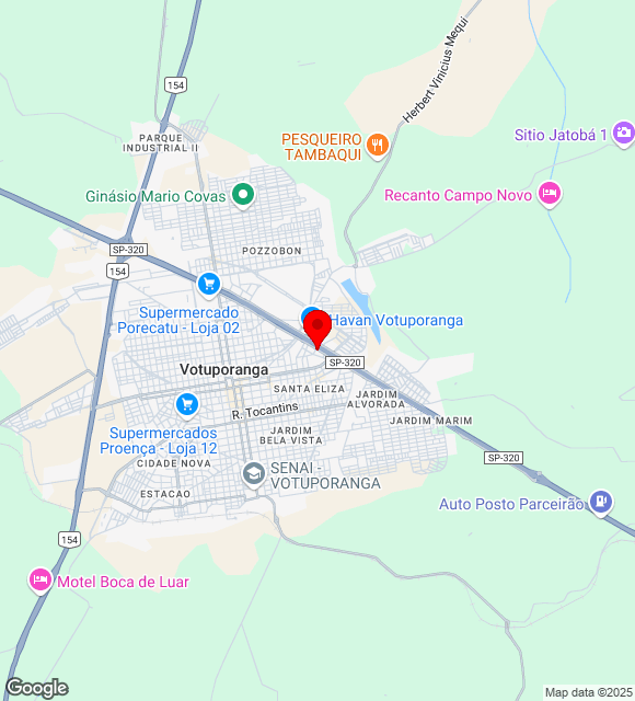 Mapa da localização