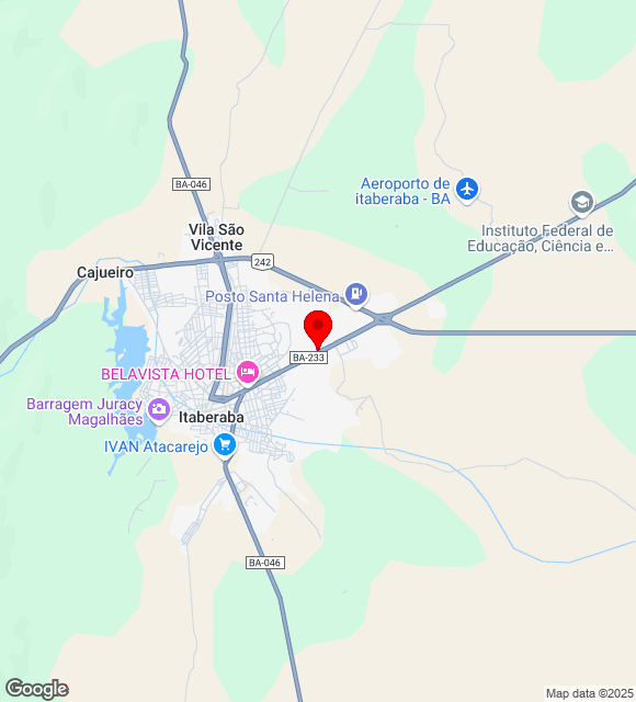 Mapa da localização