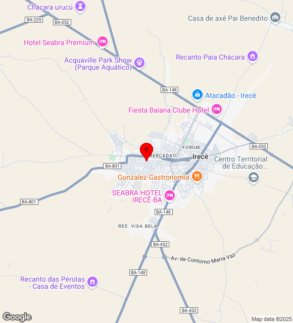 Mapa da localização