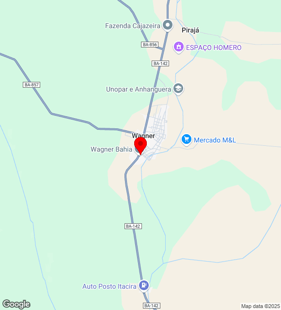 Mapa da localização