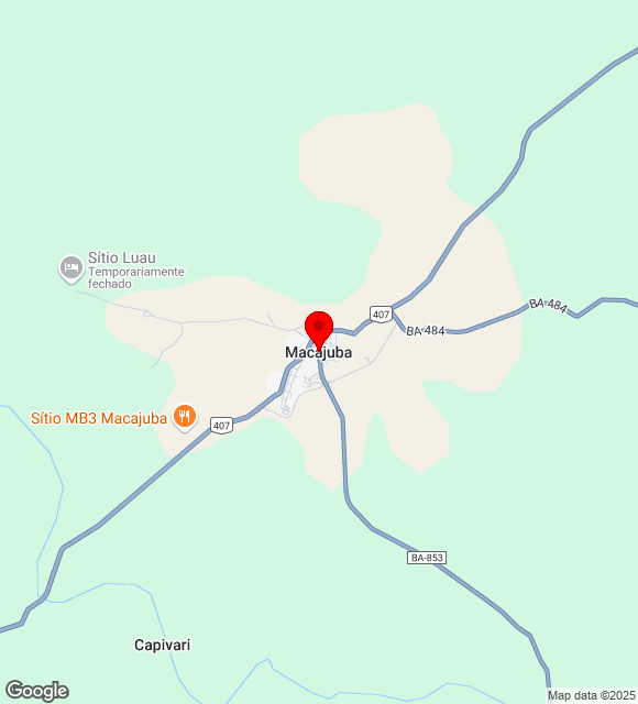 Mapa da localização