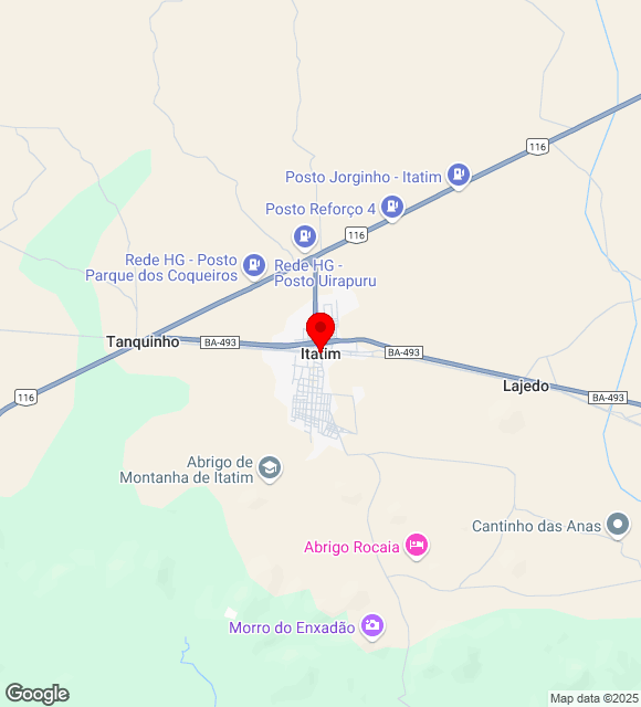 Mapa da localização