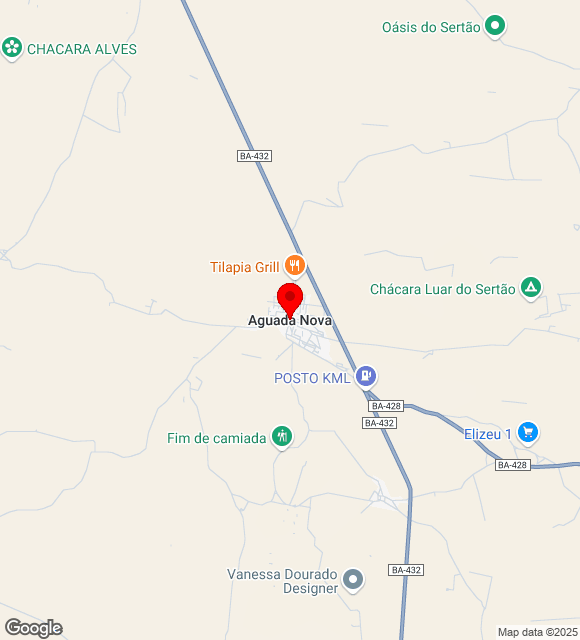 Mapa da localização
