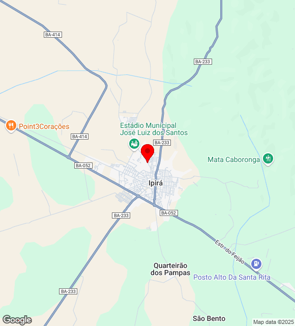 Mapa da localização