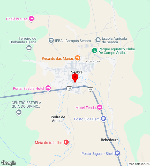 Mapa da localização