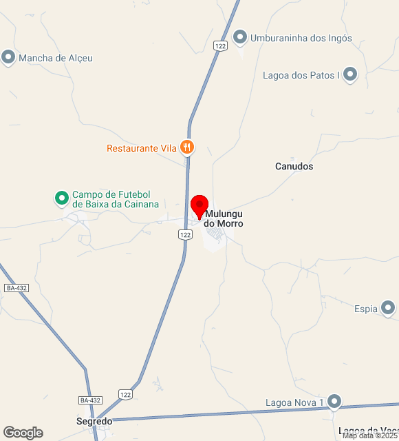Mapa da localização