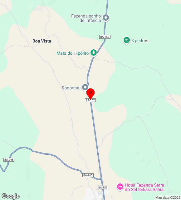 Mapa da localização