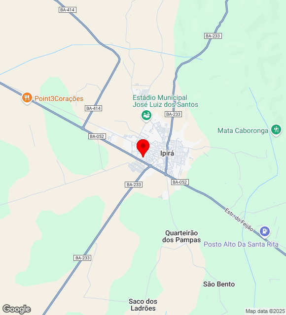 Mapa da localização