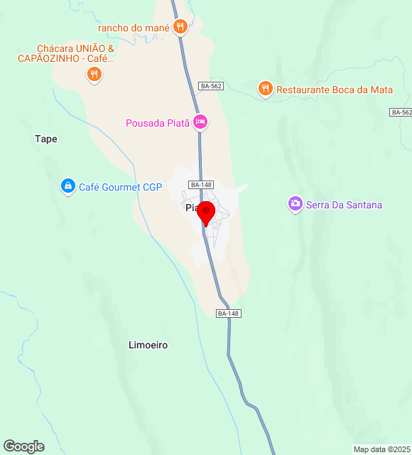 Mapa da localização
