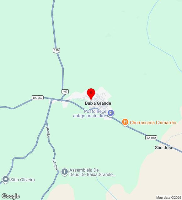 Mapa da localização