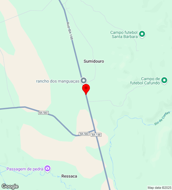 Mapa da localização