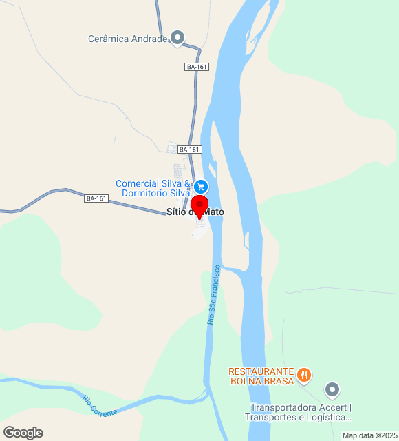 Mapa da localização