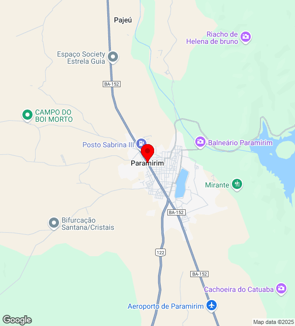 Mapa da localização
