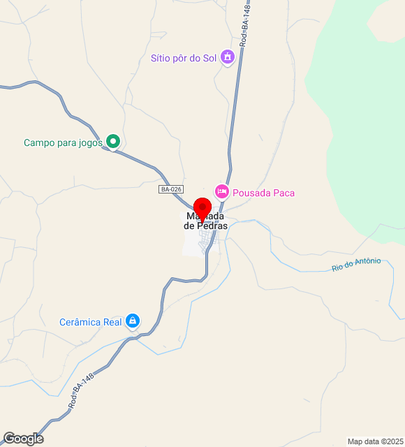 Mapa da localização