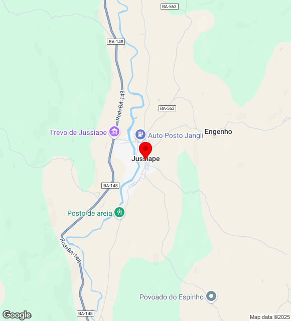Mapa da localização