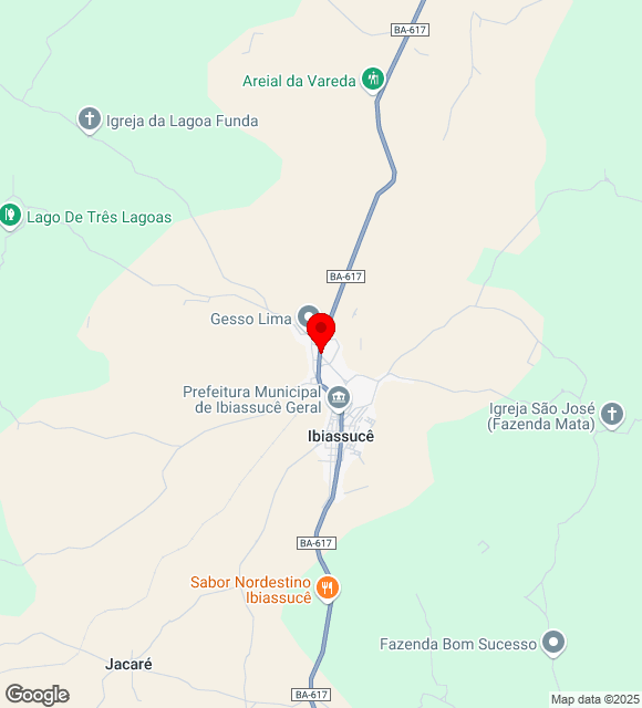 Mapa da localização