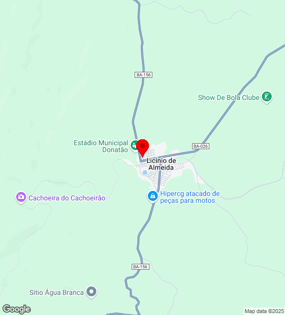 Mapa da localização