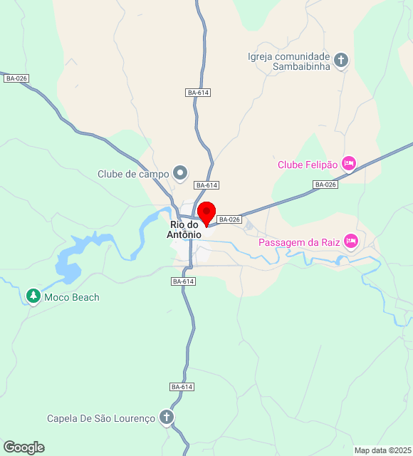 Mapa da localização
