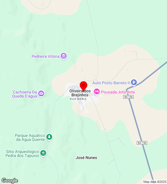 Mapa da localização