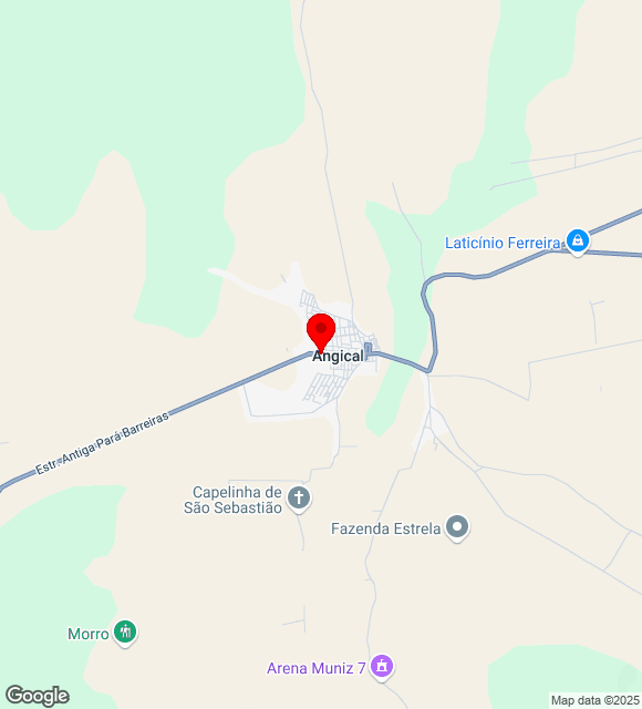 Mapa da localização