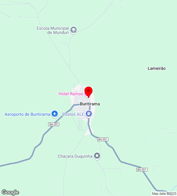 Mapa da localização