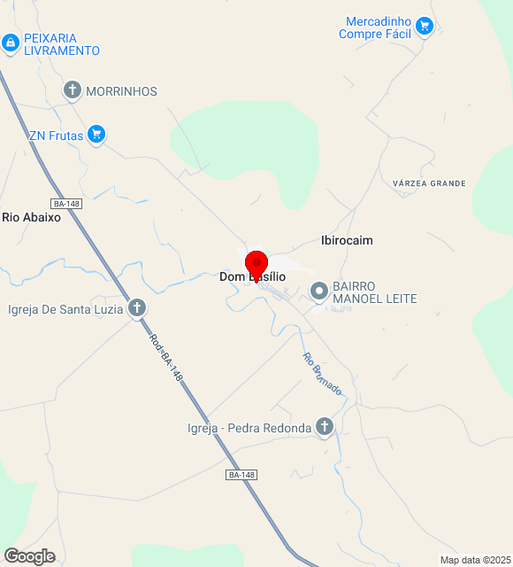 Mapa da localização