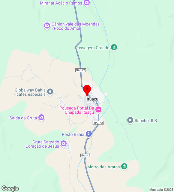 Mapa da localização