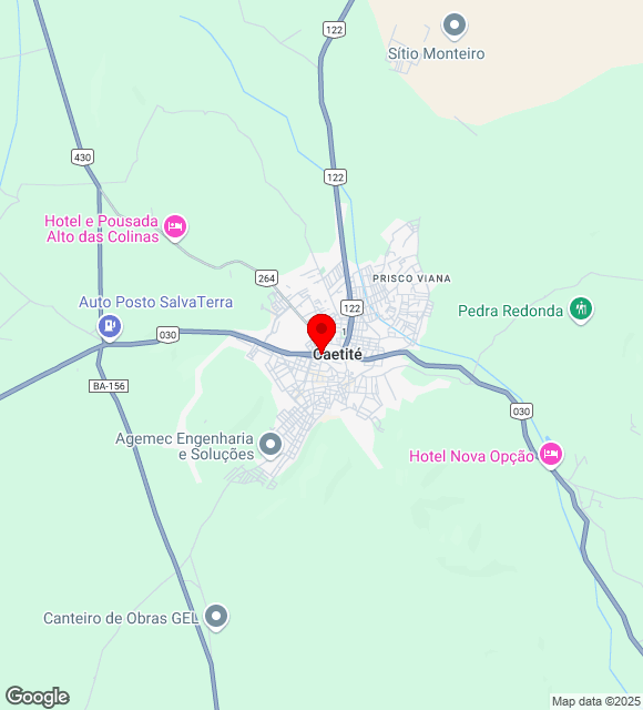 Mapa da localização