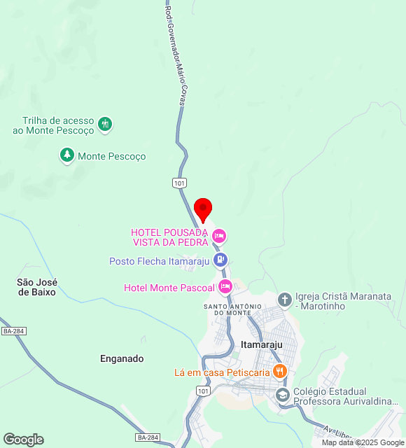 Mapa da localização