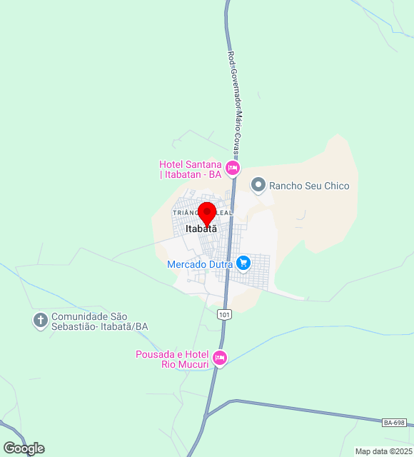 Mapa da localização