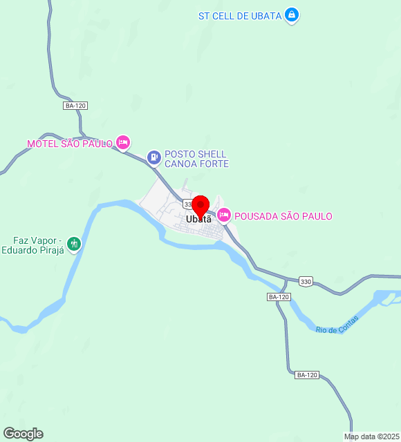 Mapa da localização