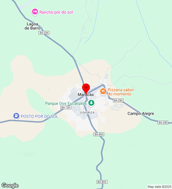 Mapa da localização