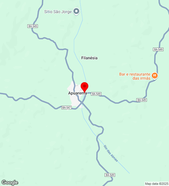 Mapa da localização