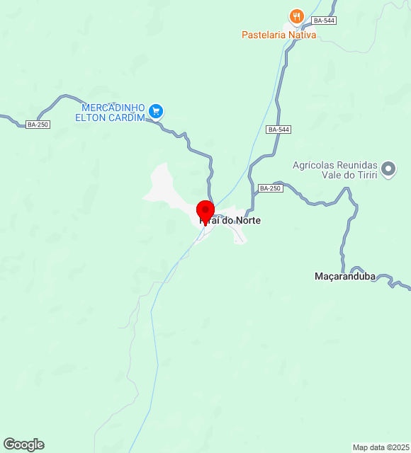 Mapa da localização