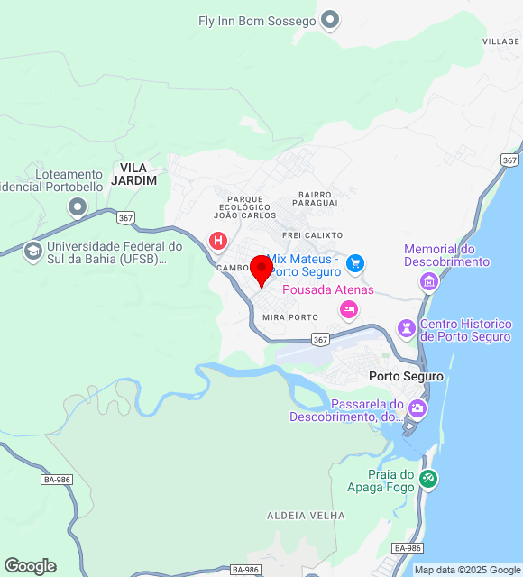 Mapa da localização