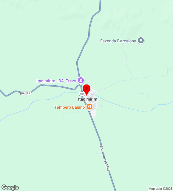Mapa da localização