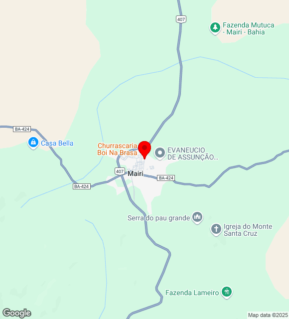 Mapa da localização