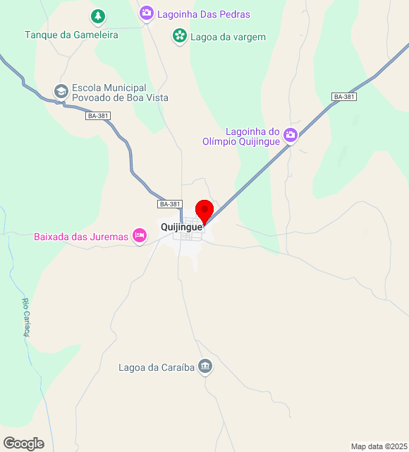 Mapa da localização