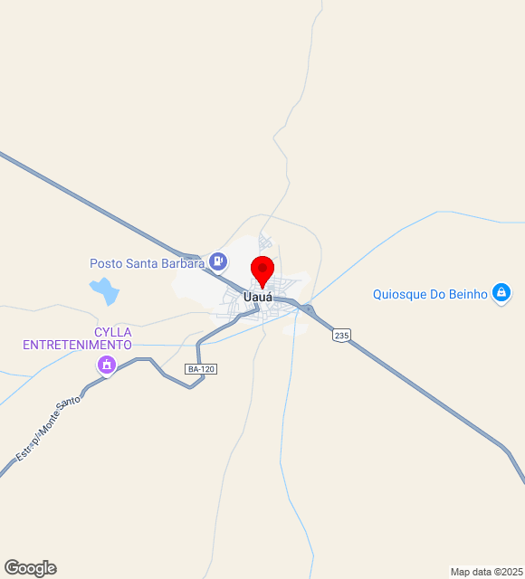 Mapa da localização