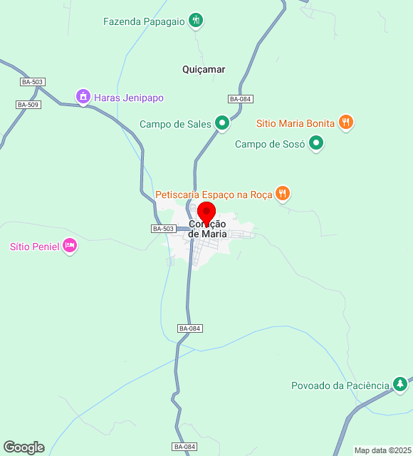 Mapa da localização