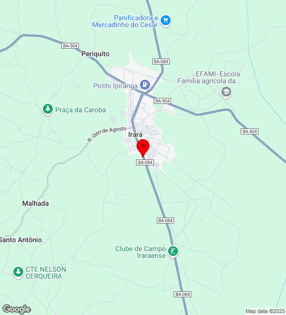 Mapa da localização