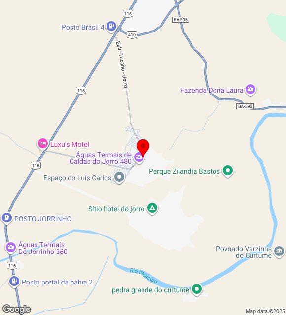 Mapa da localização