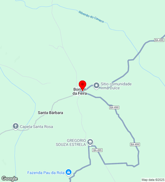Mapa da localização