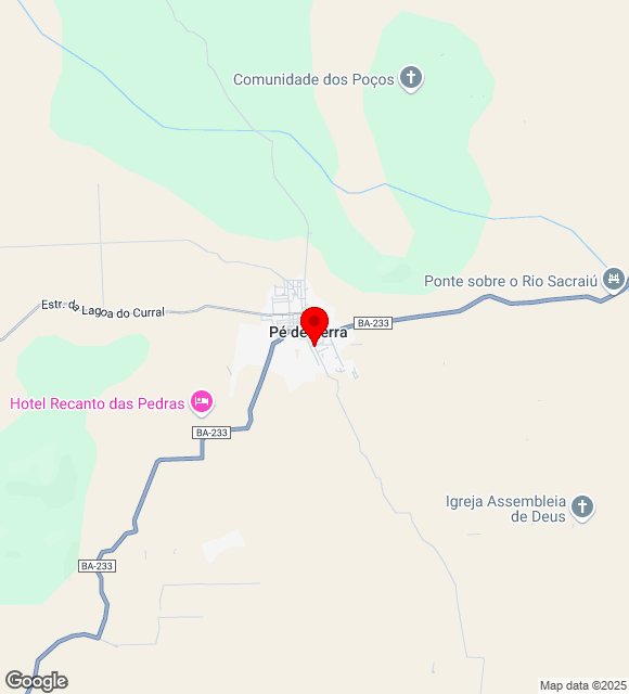 Mapa da localização