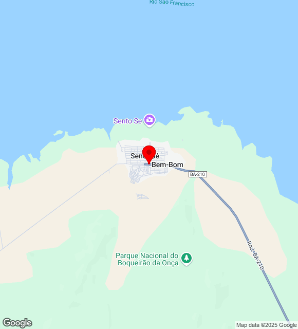 Mapa da localização