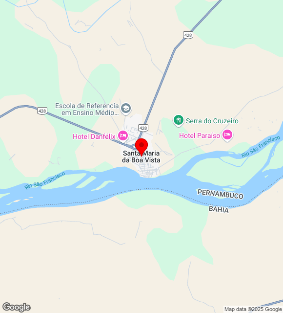 Mapa da localização